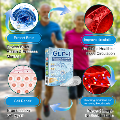 Clinically Proven| Official Store | 𝐵uil𝗱𝐿ea𝐟® 𝑺𝑀𝗚T-𝑮𝐋𝑃-1 𝐒limming & 𝐻ealth 𝑁ano 𝑀icroneedle 𝑃atch |Targets Obesity, Loose Skin, High Blood Pressure, Diabetes, Fatty Liver, Joint Pain, Brain Fog, Low Energy, Body Aches, and More